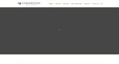 Desktop Screenshot of cornerstonebiblechurch.com